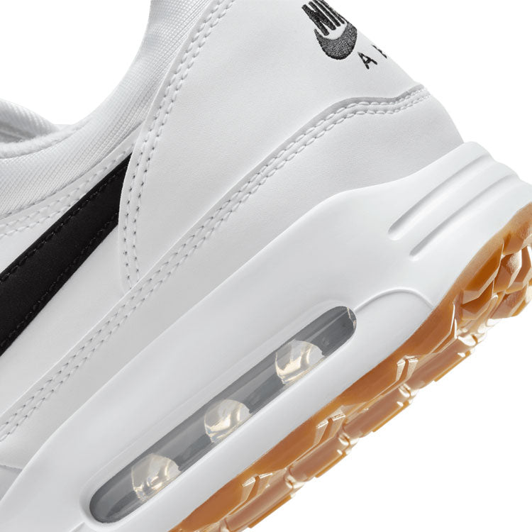  Nike Air Max 1 '86 OG Golf Shoes (White/Black/Gum Med Brown) Heritage Look With Visible Air Technology
