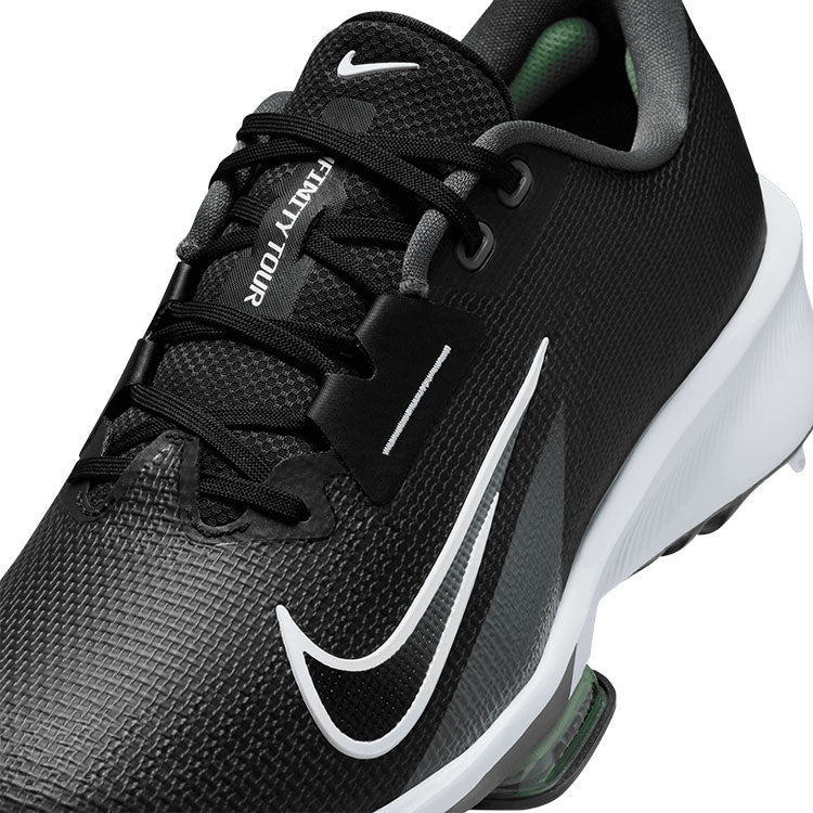  Nike Air Zoom Infinity Tour NEXT% 2 Golf Shoes (Black/White/Vapor Green/Iron Grey) Exceptional Comfort With Tour Level Performance