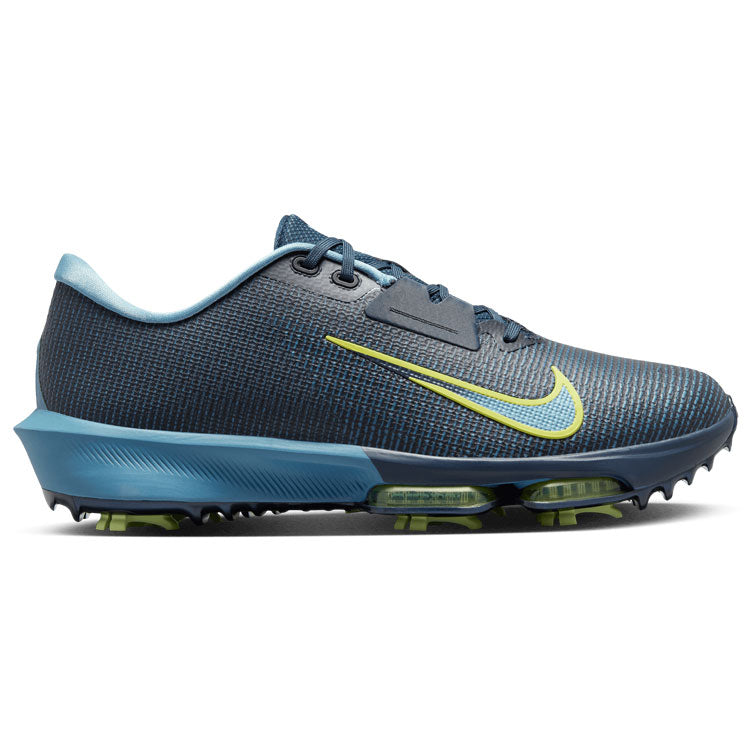  Nike Air Zoom Infinity Tour NEXT% 2 Golf Shoes (Armory Navy/Light Lemon Twist/Smokey Blue) Exceptional Comfort With Tour Level Performance