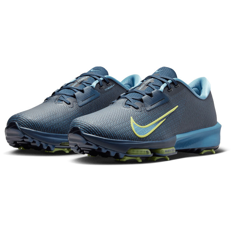  Nike Air Zoom Infinity Tour NEXT% 2 Golf Shoes (Armory Navy/Light Lemon Twist/Smokey Blue) Exceptional Comfort With Tour Level Performance