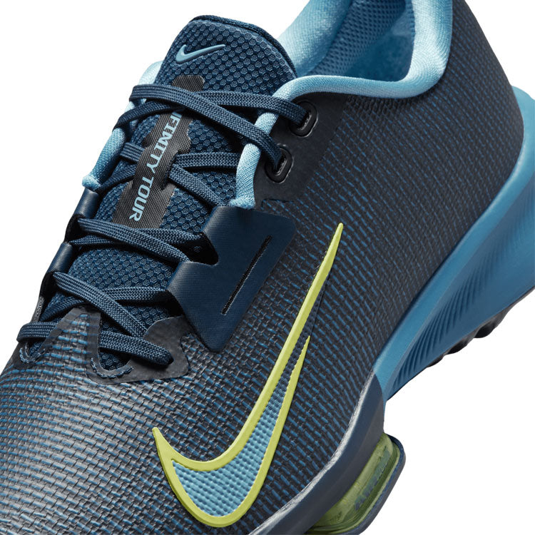 Nike Air Zoom Infinity Tour NEXT% 2 Golf Shoes (Armory Navy/Light Lemon Twist/Smokey Blue) Exceptional Comfort With Tour Level Performance