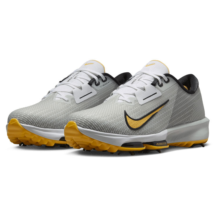  Nike Air Zoom Infinity Tour NEXT% 2 Golf Shoes (White/Topaz Gold/Pure Platinum/Black) Exceptional Comfort With Tour Level Performance