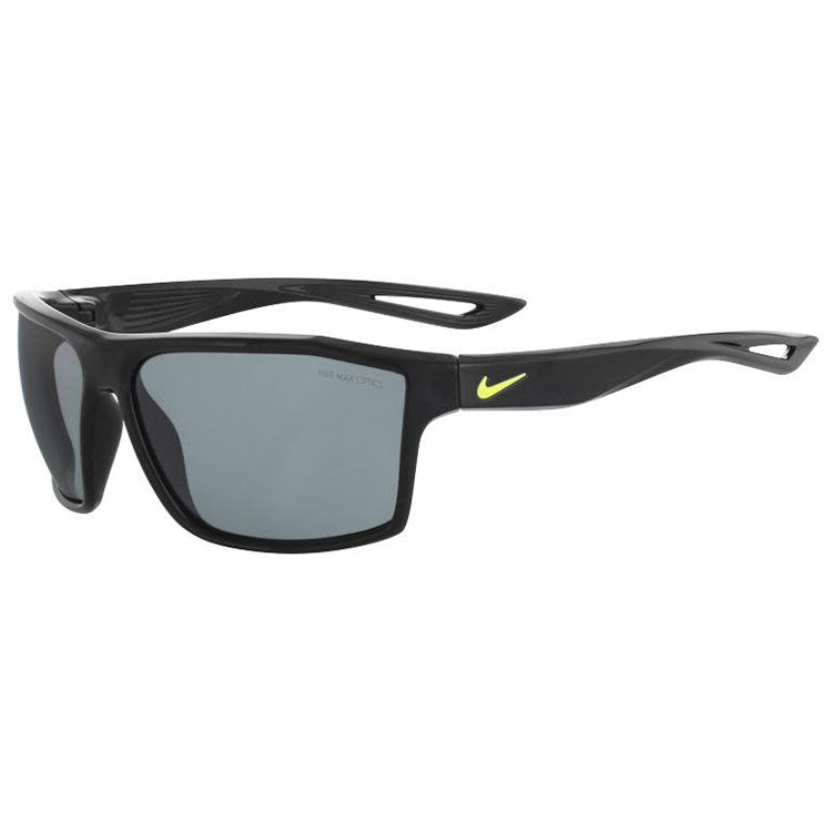  Nike Legend Golf Sunglasses (Black/Volt Grey/Silver Flash) Flexible Frame With Enhanced Stability