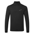  Peak Performance Chase 1/2 Zip Golf Sweater (Black) Technical Fabric With Extra Stretch