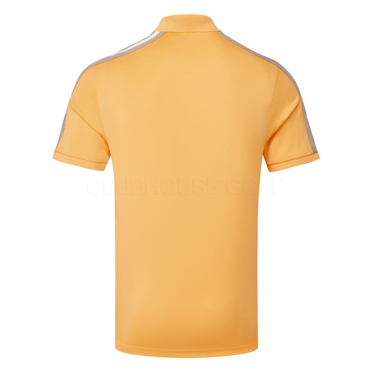  Peak Performance Player Golf Polo Shirt (Blazing Orange/Avid Beige) Technical Fabric With Quick-Drying