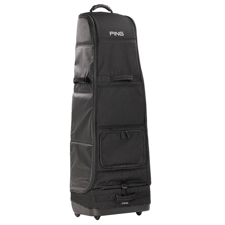  Ping 251 Rolling Golf Travel Cover (Black) Easy To Manoeuvre With 4 Wheel Design