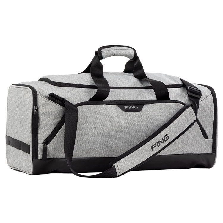 Ping Golf Duffle Bag (Textured Heathered Grey) Spacious Storage With Interchangeable Strap