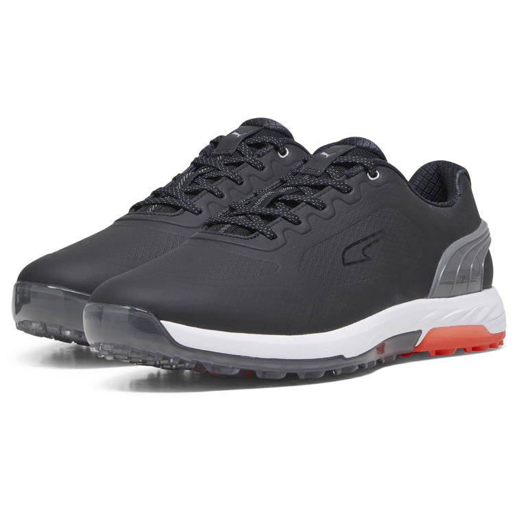  Puma Alphacat Nitro Golf Shoes (Puma Black/Quiet Shade/Red Blast) Exceptional Comfort With Innovative Cushioning