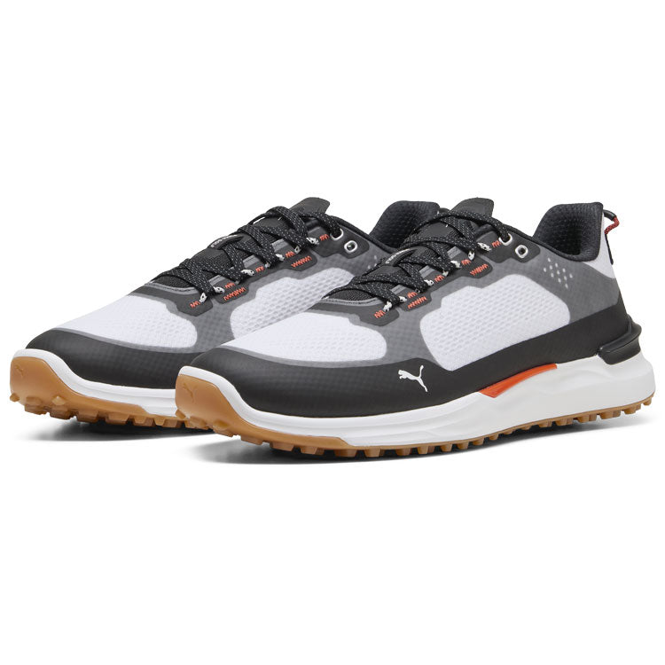  Puma Ignite Elevate X Golf Shoes (Puma White/Puma Black) Superior Step-In Comfort With IGNITE FOAM
