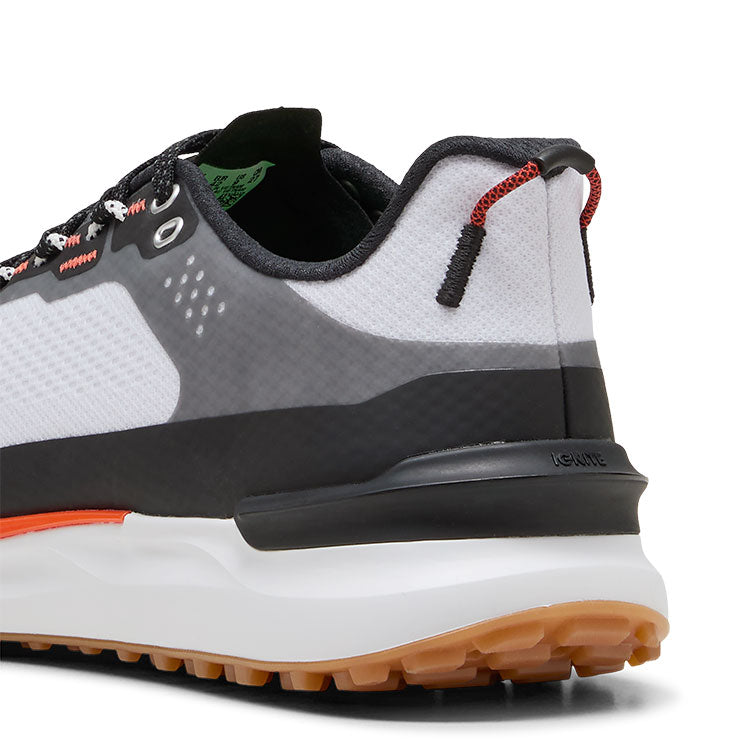  Puma Ignite Elevate X Golf Shoes (Puma White/Puma Black) Superior Step-In Comfort With IGNITE FOAM