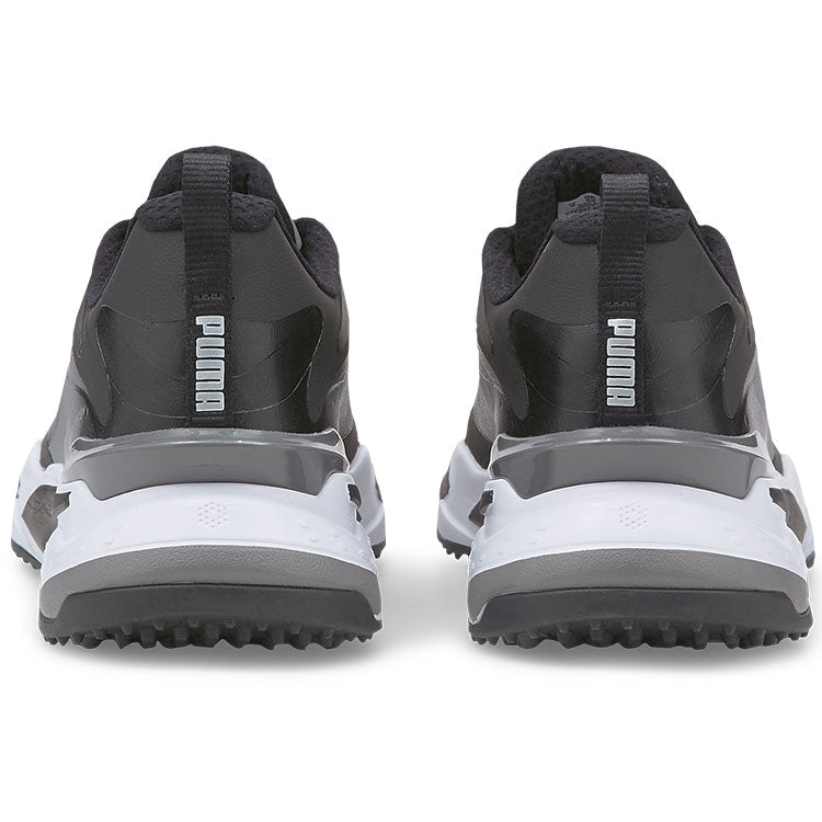  Puma GS Fast Golf Shoes (Black/Black/Quiet Shade) Extra Stability With Integrated Midsole Saddle