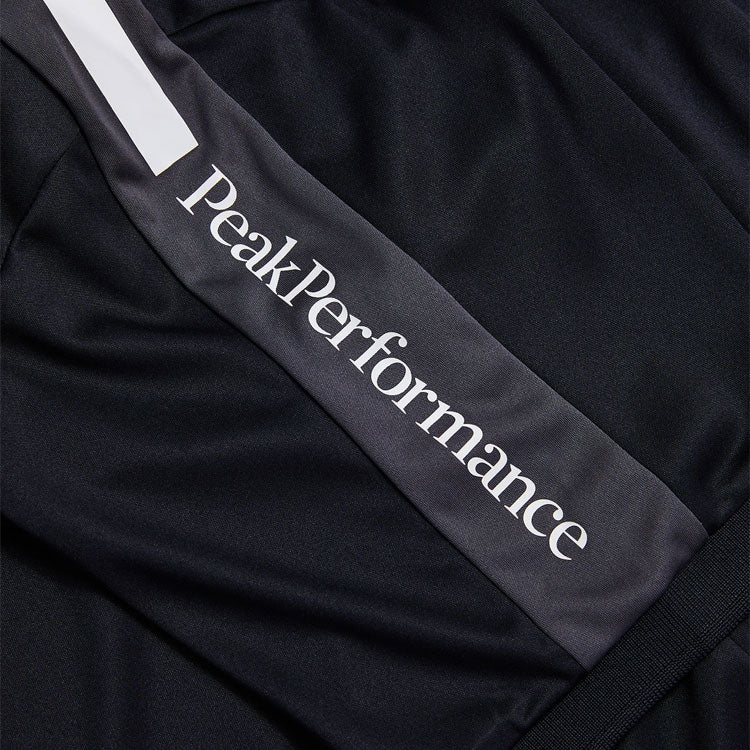  Peak Performance Player Golf Polo Shirt (Black/Motion Grey) Technical Fabric With Quick-Drying