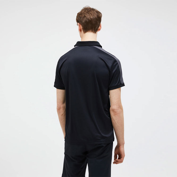  Peak Performance Player Golf Polo Shirt (Black/Motion Grey) Technical Fabric With Quick-Drying