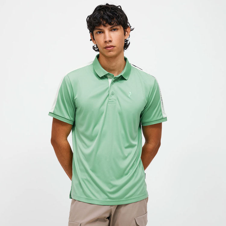  Peak Performance Player Golf Polo Shirt (Peppermint/Vivid Green) Technical Fabric With Quick-Drying