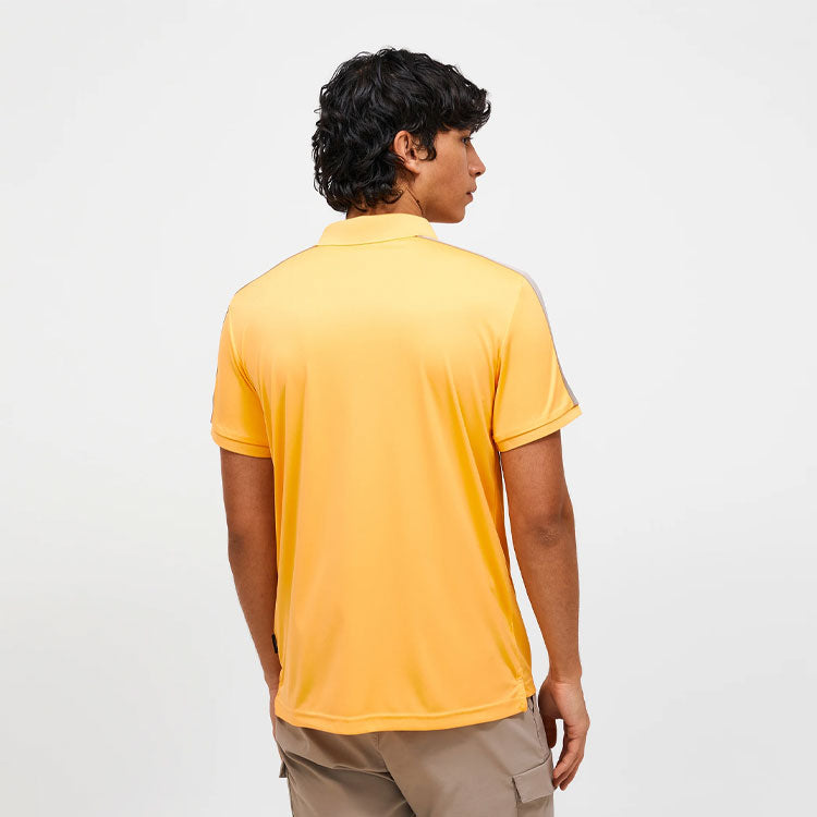  Peak Performance Player Golf Polo Shirt (Blazing Orange/Avid Beige) Technical Fabric With Quick-Drying
