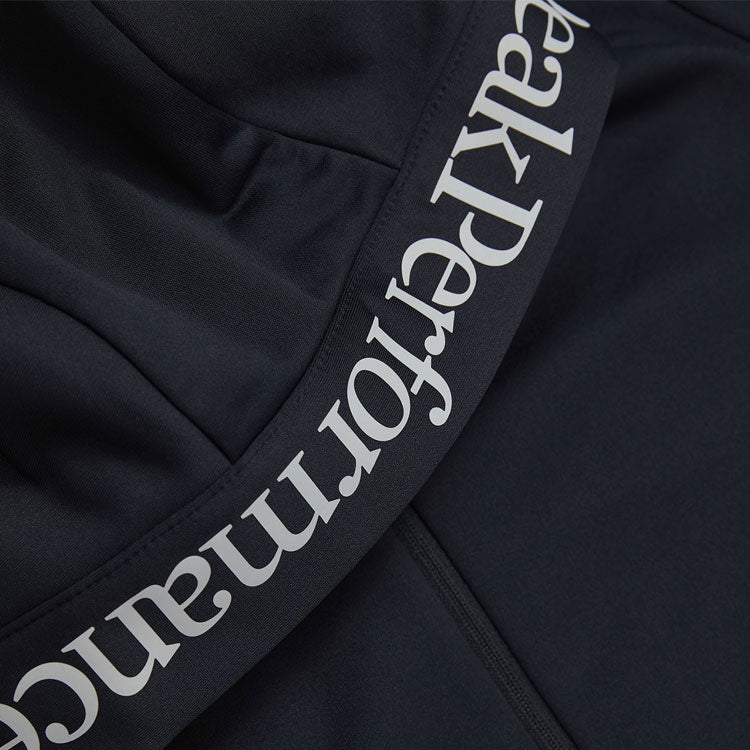  Peak Performance Rider Tech Full Zip Golf Hoodie (Black) Brushed Back Fleece For Extra Warmth
