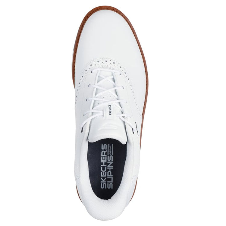  Skechers Go Golf Prestige Golf Shoes (White) A Modern Classic Style With Slip-In Design