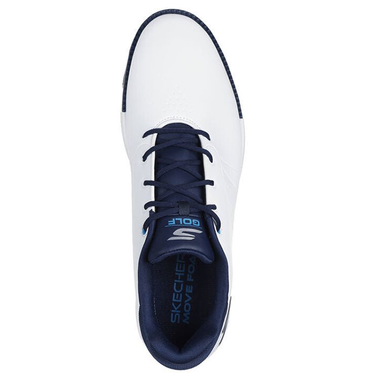  Skechers Go Golf Tempo Golf Shoes (White/Navy) Lightweight Move Foam Comfort Cushioning