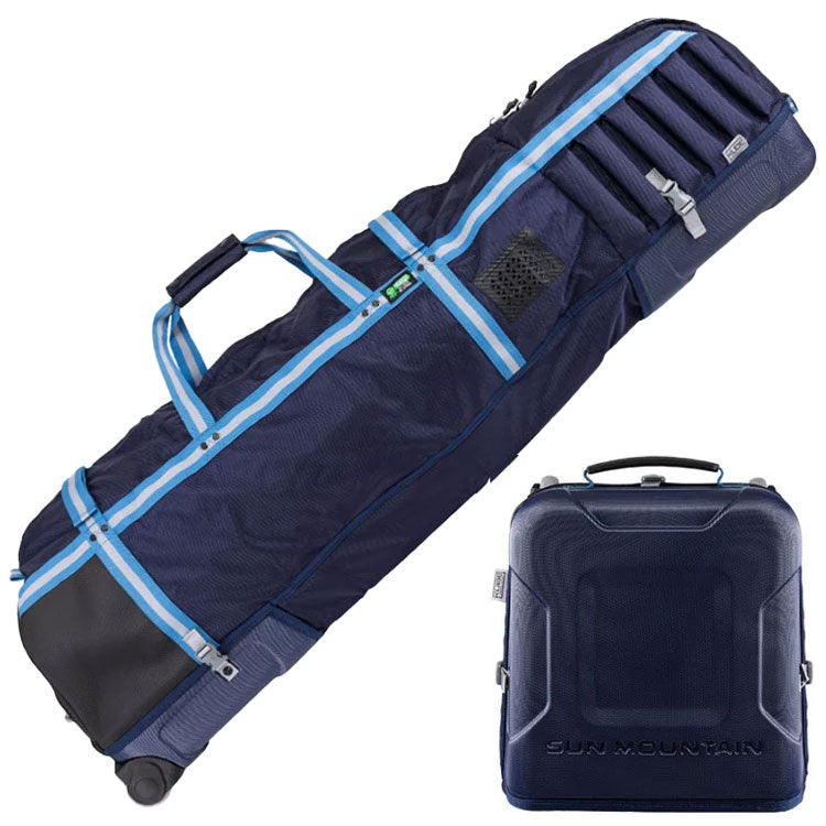  Sun Mountain Kube Golf Travel Cover (Navy/Cavalry) Easy Transportation With Integrated Legs