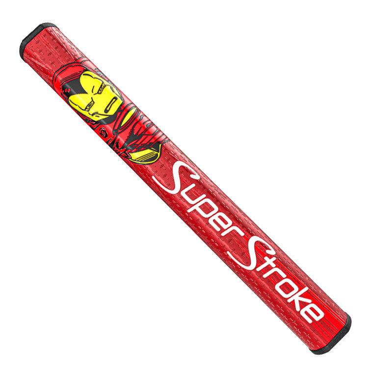  SuperStroke Marvel Zenergy Tour 2.0 Iron Man Golf Putter Grip (Red/Yellow) Enhanced Surface Feel With Marvel Design
