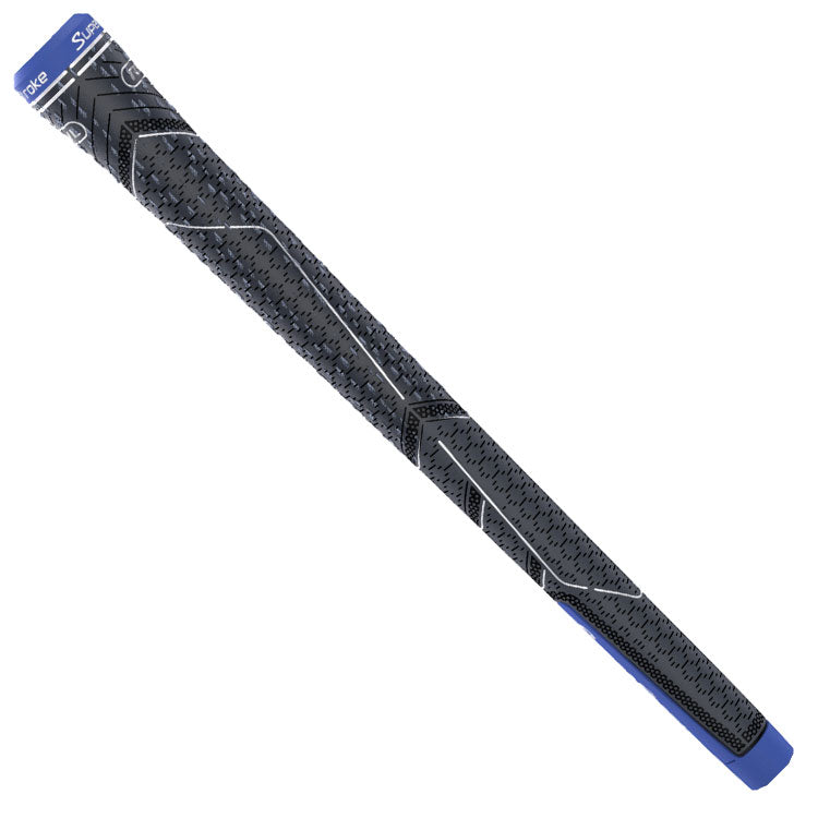  SuperStroke Midsize REVL Player Golf Grip (Grey/Blue) All Weather Control With Durable Design
