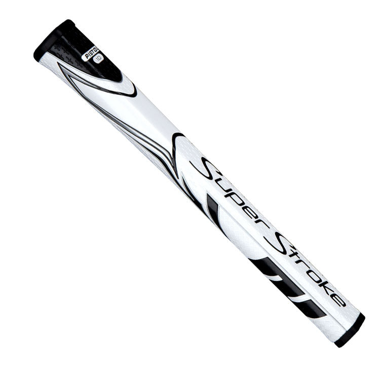  SuperStroke Zenergy Pistol GT 1.0 Putter Grip (White/Black) Enhanced Surface Feel With Original Shape