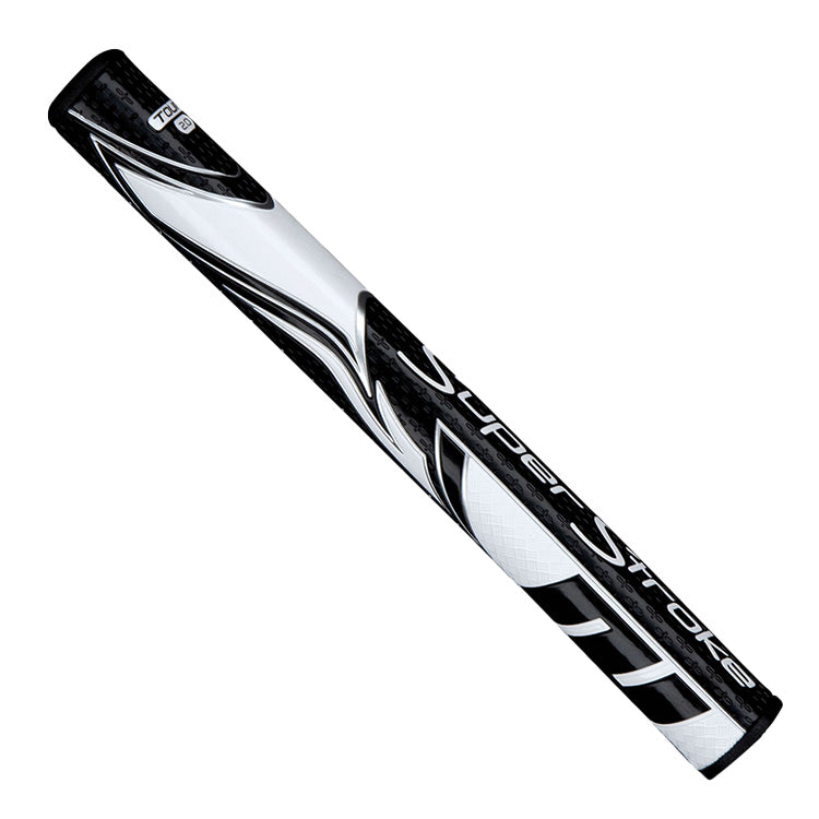  SuperStroke Zenergy Tour 2.0 Golf Putter Grip (Black/White) Enhanced Surface Feel With Original Shape