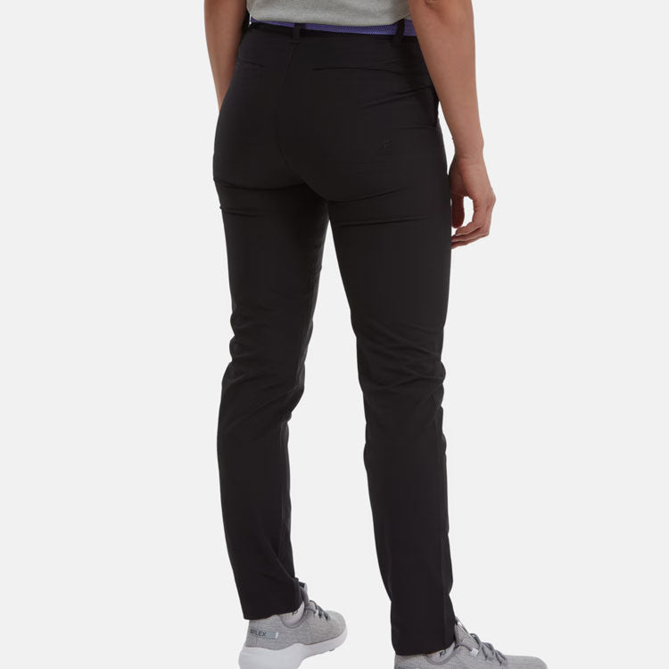  FootJoy Ladies Stretch Golf Trouser (Black) Lightweight Fabric With Moisture Management