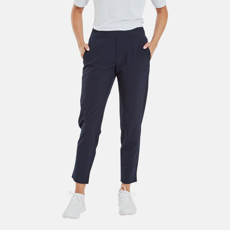  FootJoy Ladies Lightweight Cropped Golf Trouser (Navy) Lightweight Fabric With Moisture Management