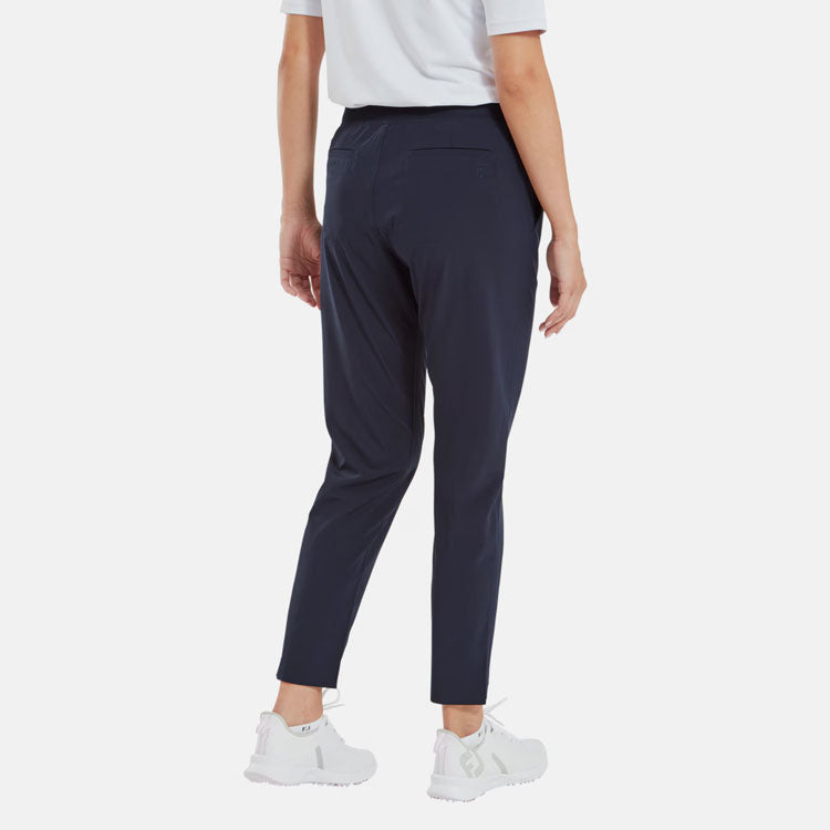  FootJoy Ladies Lightweight Cropped Golf Trouser (Navy) Lightweight Fabric With Moisture Management