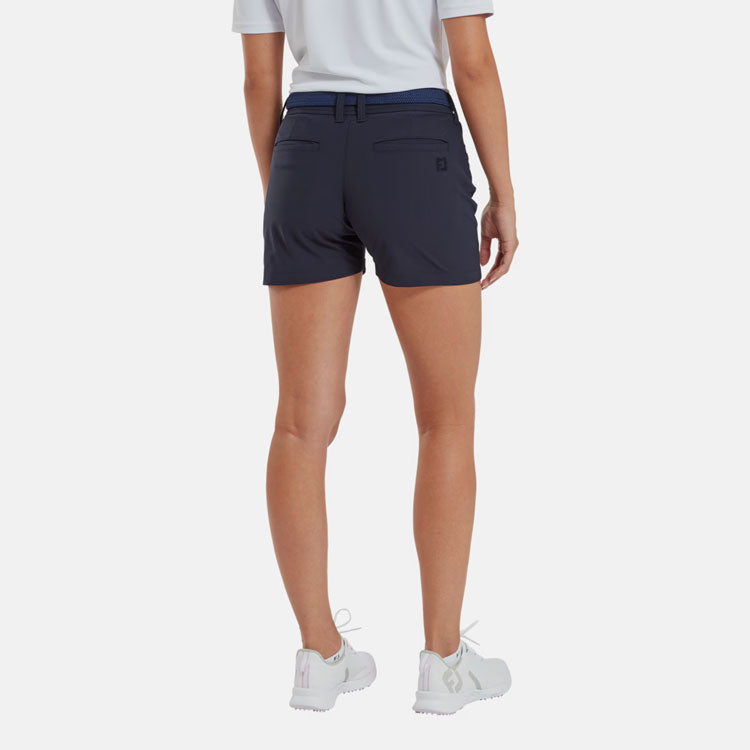  FootJoy Ladies Golf Shorts (Navy) Stretch Fabric With Moisture Management
