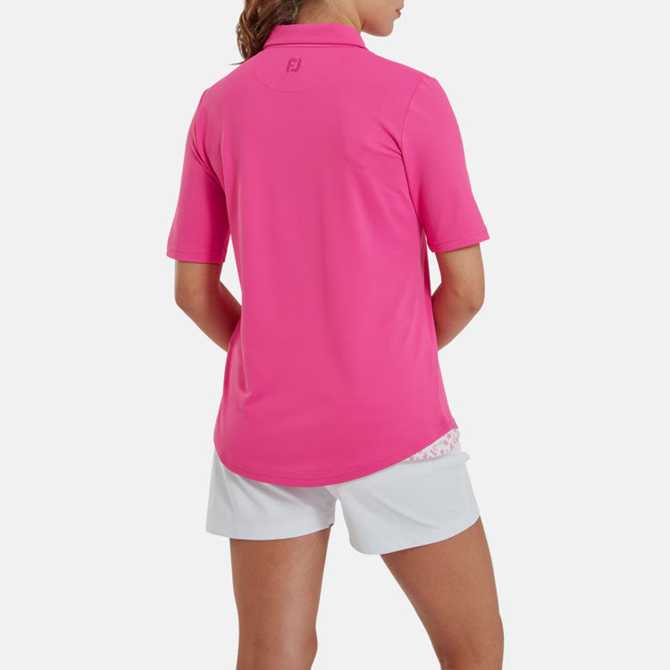 FootJoy Ladies Golf Shorts (White) Stretch Fabric With Moisture Management