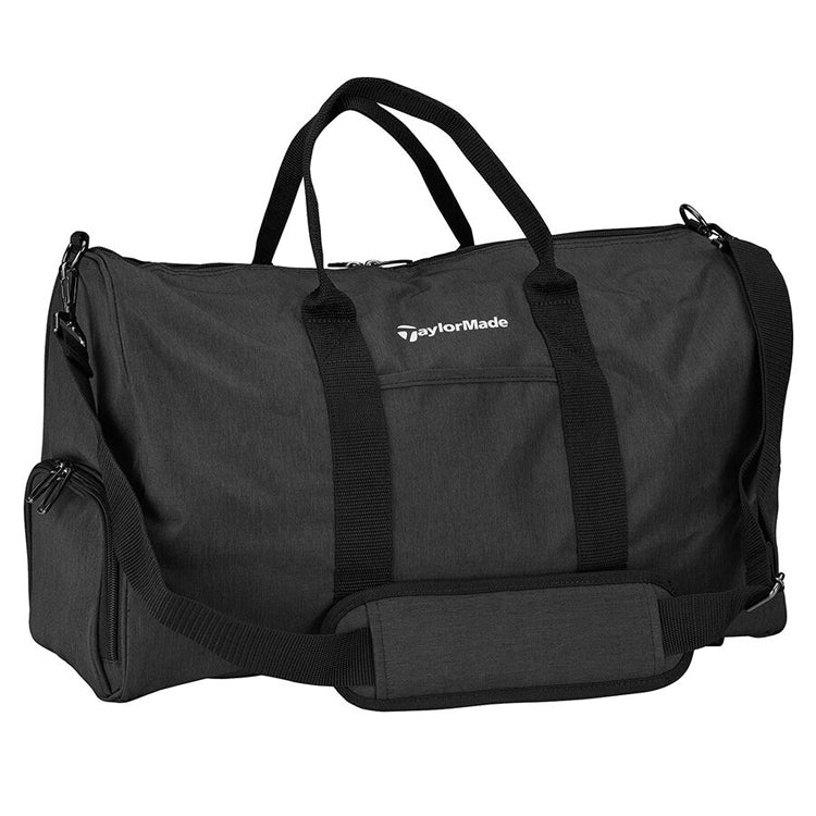  TaylorMade Performance Golf Duffle Bag (Black/Grey) Practical Design With Large Storage Pockets