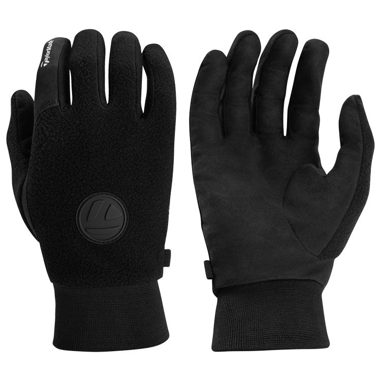  TaylorMade Cold Weather Golf Gloves (Pair Pack) (Black) Microfibre Fleece With Enhanced Grip