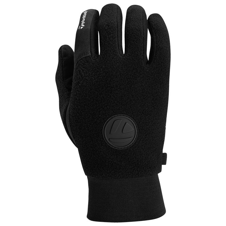  TaylorMade Cold Weather Golf Gloves (Pair Pack) (Black) Microfibre Fleece With Enhanced Grip