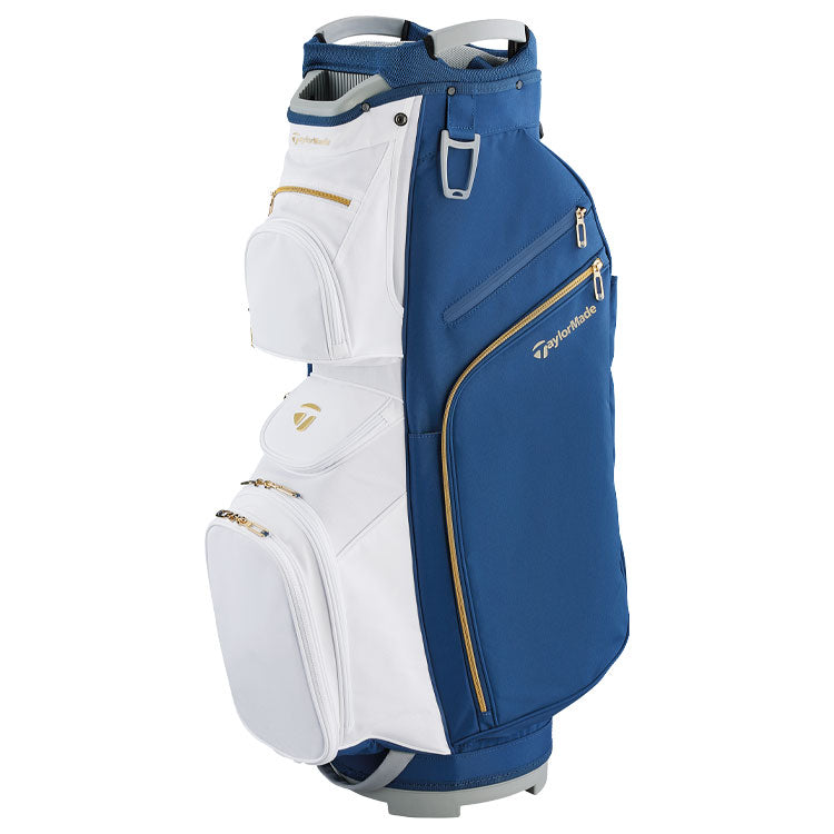  TaylorMade Ladies Kalea Gold Golf Cart Bag (Navy/Grey) Lightweight Performance With Kalea Branding