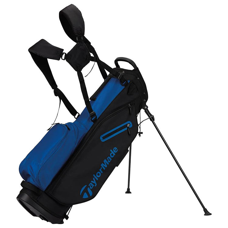  TaylorMade Tour Classic Golf Stand Bag (Black/Royal) Lightweight Performance With Great Features