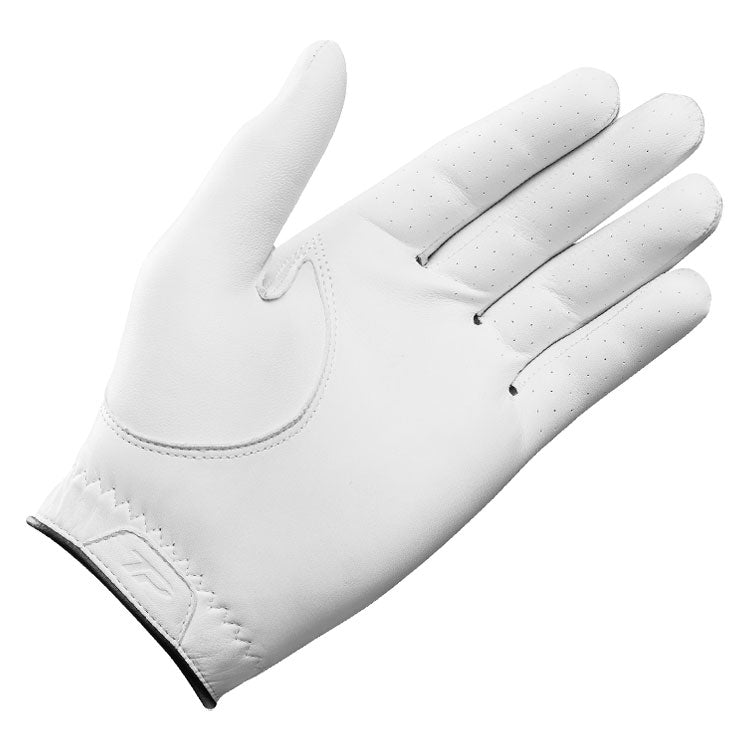  TaylorMade Tour Preferred Flex Golf Glove (White / Right Handed Golfer) Superior Feel With Ultra Thin Cabretta Leather