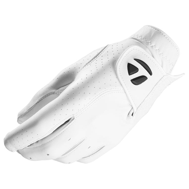  TaylorMade Tour Preferred Golf Glove (White / Right Handed Golfer) Superior Feel With Ultra Thin Cabretta Leather