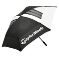  TaylorMade Tour Double Canopy 68 Inch Golf Umbrella (Black/White/Red) Tour Inspired 68 Inch Manual Vented Vortex Canopy