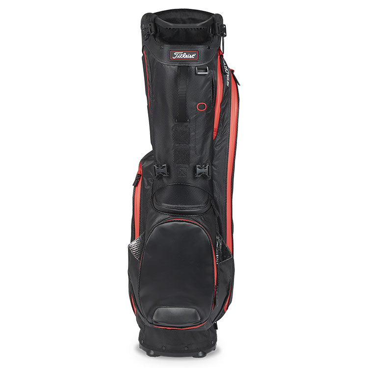  Titleist Players 5 StaDry Golf Stand Bag (Black/Black/Red) Enhanced Organisation With More Features