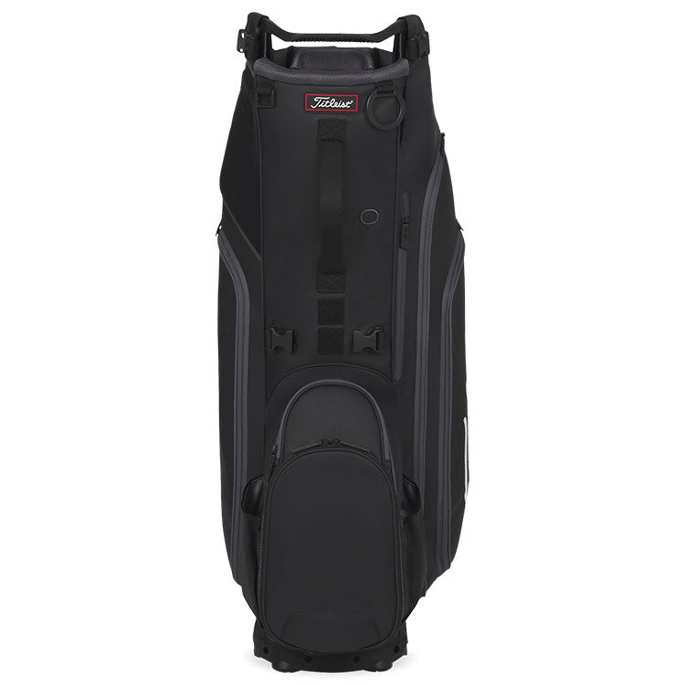  Titleist Hybrid 14 Golf Stand Bag (Black/Graphite) 14 Way Divider With Trolley Friendly Base