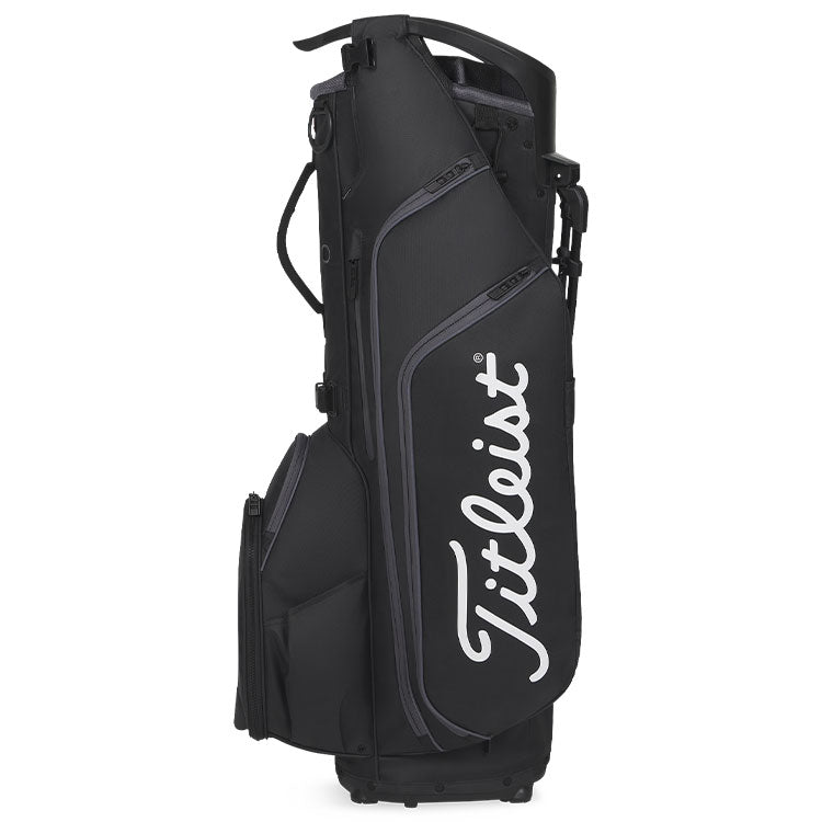 Titleist Hybrid 14 Golf Stand Bag (Black/Graphite) 14 Way Divider With Trolley Friendly Base