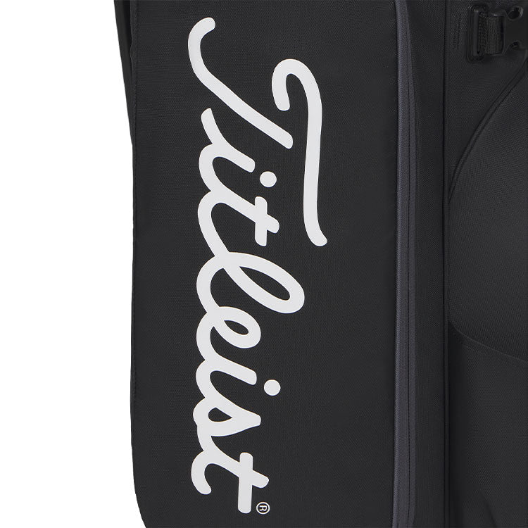  Titleist Hybrid 14 Golf Stand Bag (Black/Graphite) 14 Way Divider With Trolley Friendly Base