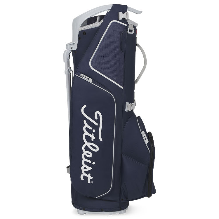  Titleist Hybrid 14 Golf Stand Bag (Navy/Marble) 14 Way Divider With Trolley Friendly Base