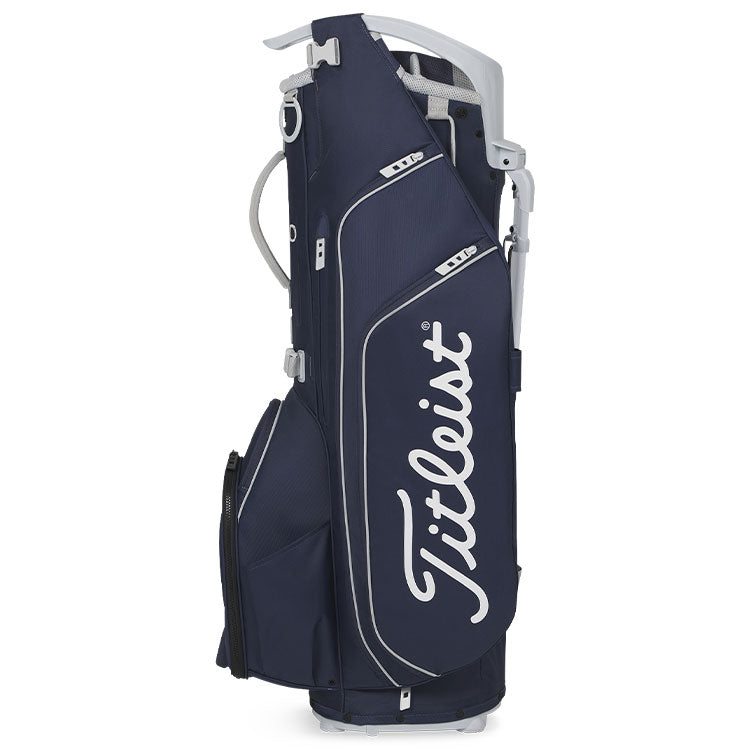  Titleist Hybrid 14 Golf Stand Bag (Navy/Marble) 14 Way Divider With Trolley Friendly Base