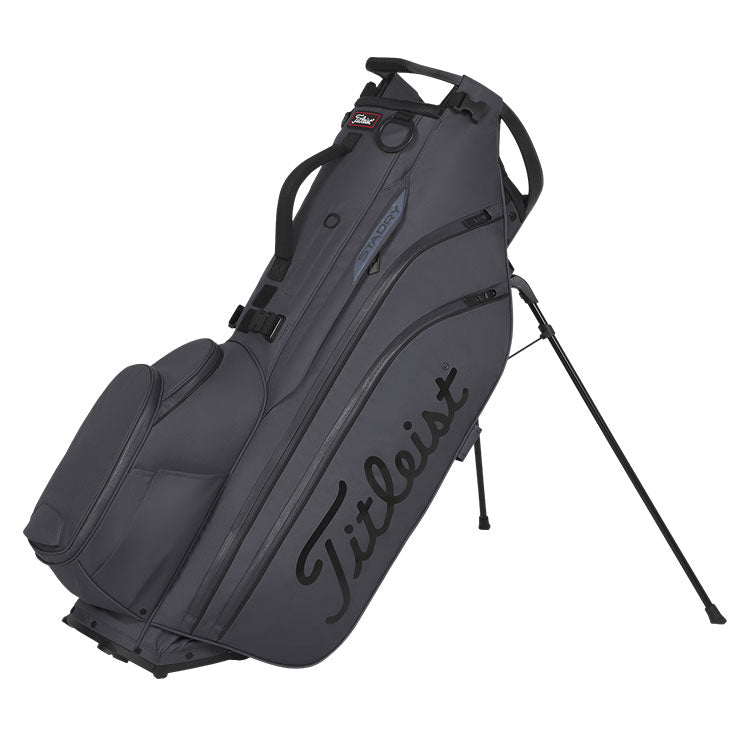  Titleist Hybrid 14 StaDry Golf Stand Bag (Graphite) Fully Waterproof With Trolley Friendly Base
