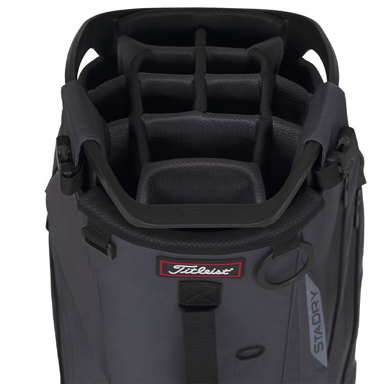  Titleist Hybrid 14 StaDry Golf Stand Bag (Graphite) Fully Waterproof With Trolley Friendly Base