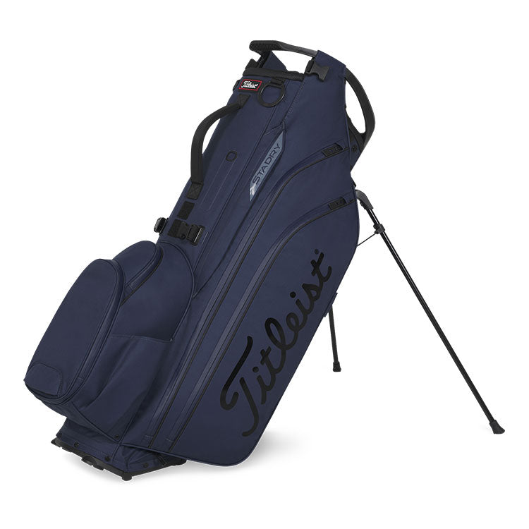  Titleist Hybrid 14 StaDry Golf Stand Bag (Navy) Fully Waterproof With Trolley Friendly Base