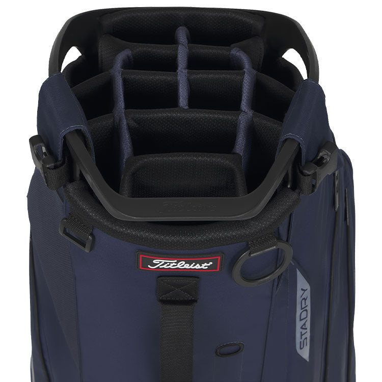  Titleist Hybrid 14 StaDry Golf Stand Bag (Navy) Fully Waterproof With Trolley Friendly Base